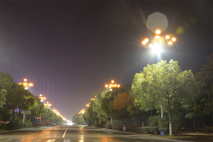 江西丰城路灯改造项目